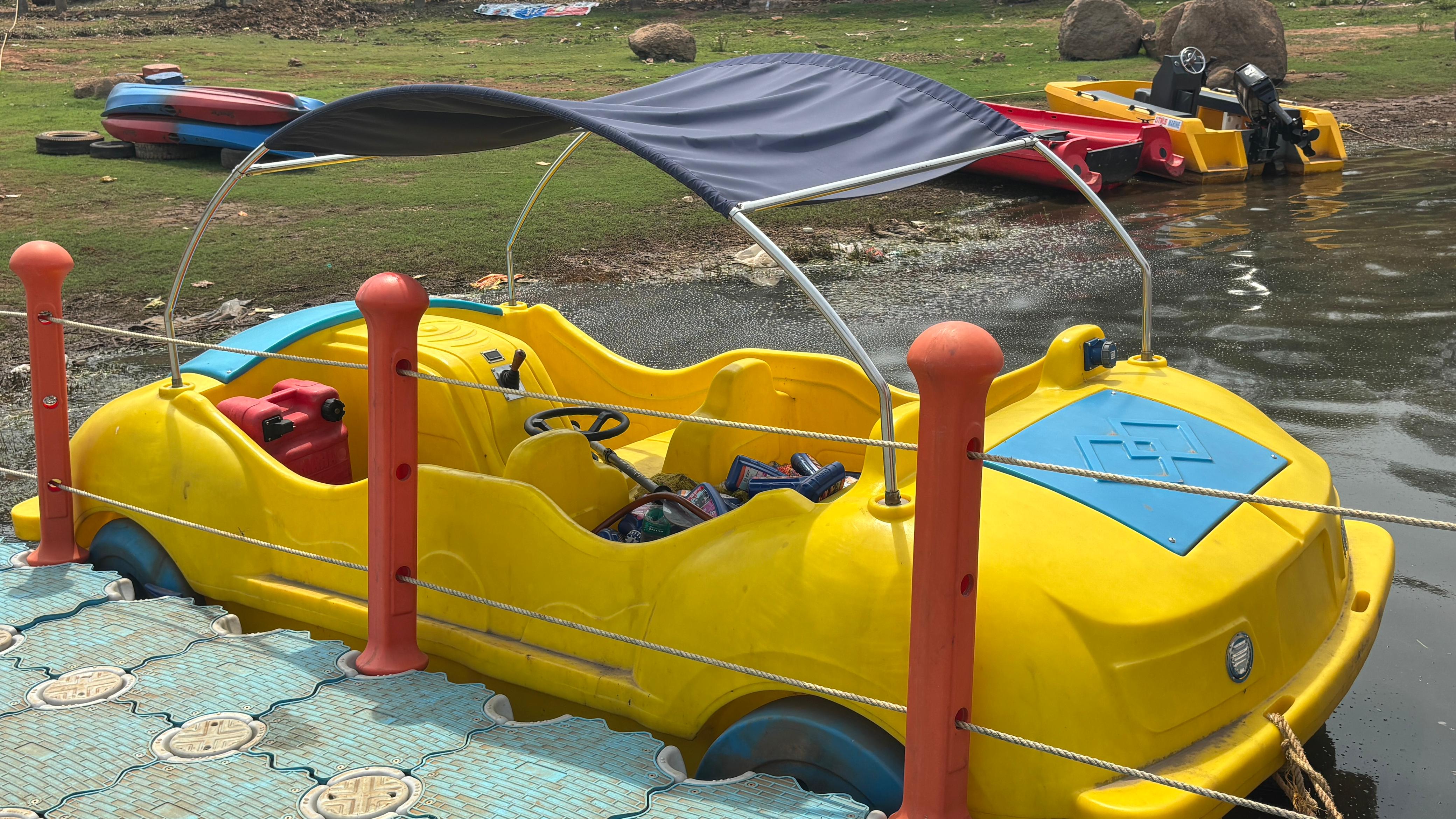 Peddling Boat